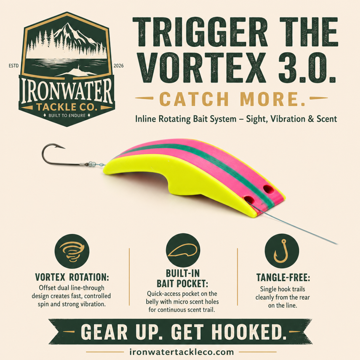 Vortex 3.0 Lures