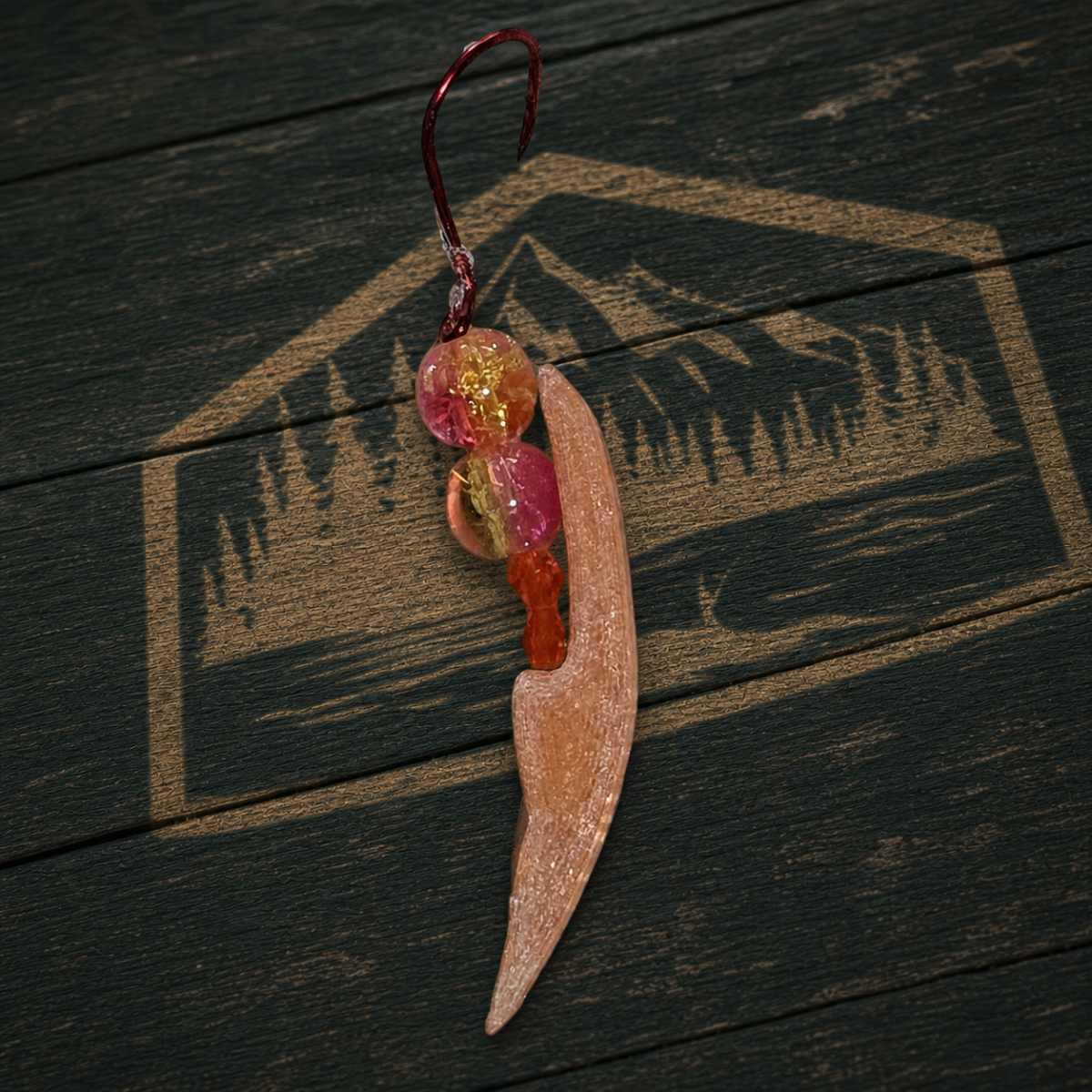 Ironwater Vortex 2.0 – Orange Trolling Lure